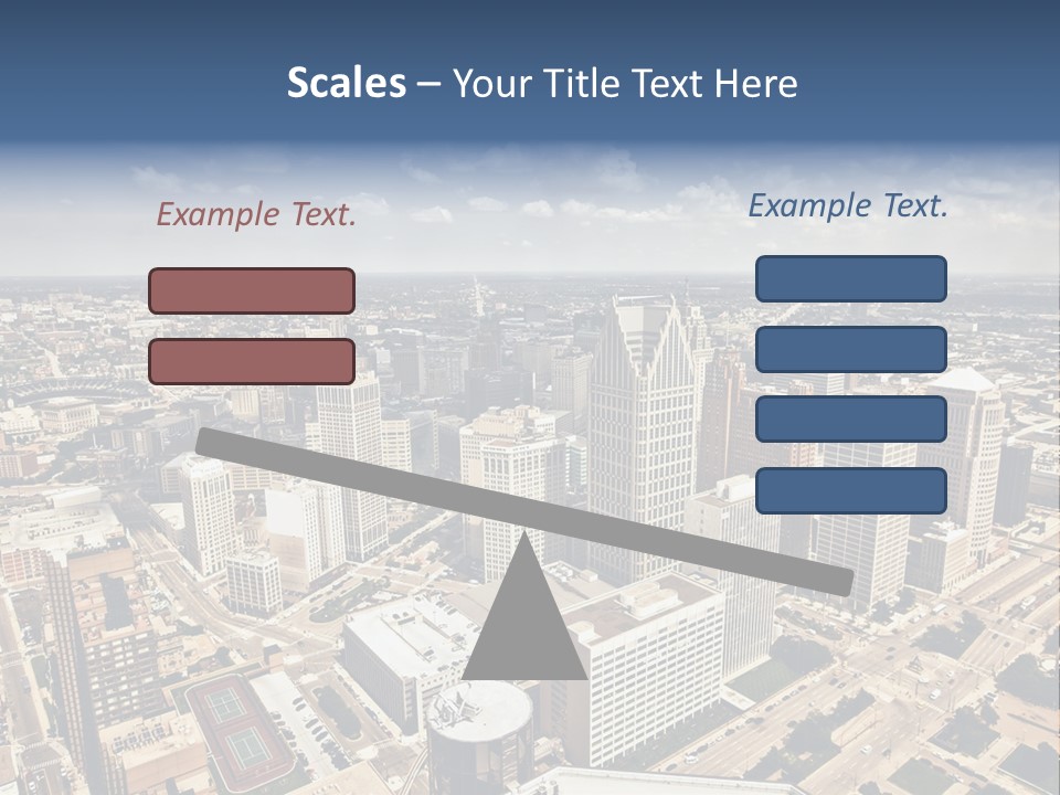 Day Scene Capital PowerPoint Template