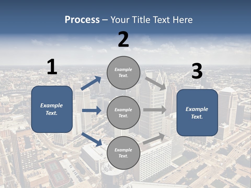 Day Scene Capital PowerPoint Template