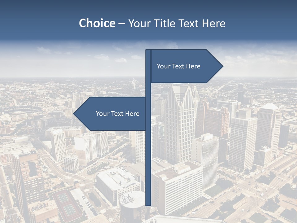 Day Scene Capital PowerPoint Template