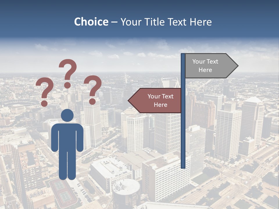 Day Scene Capital PowerPoint Template