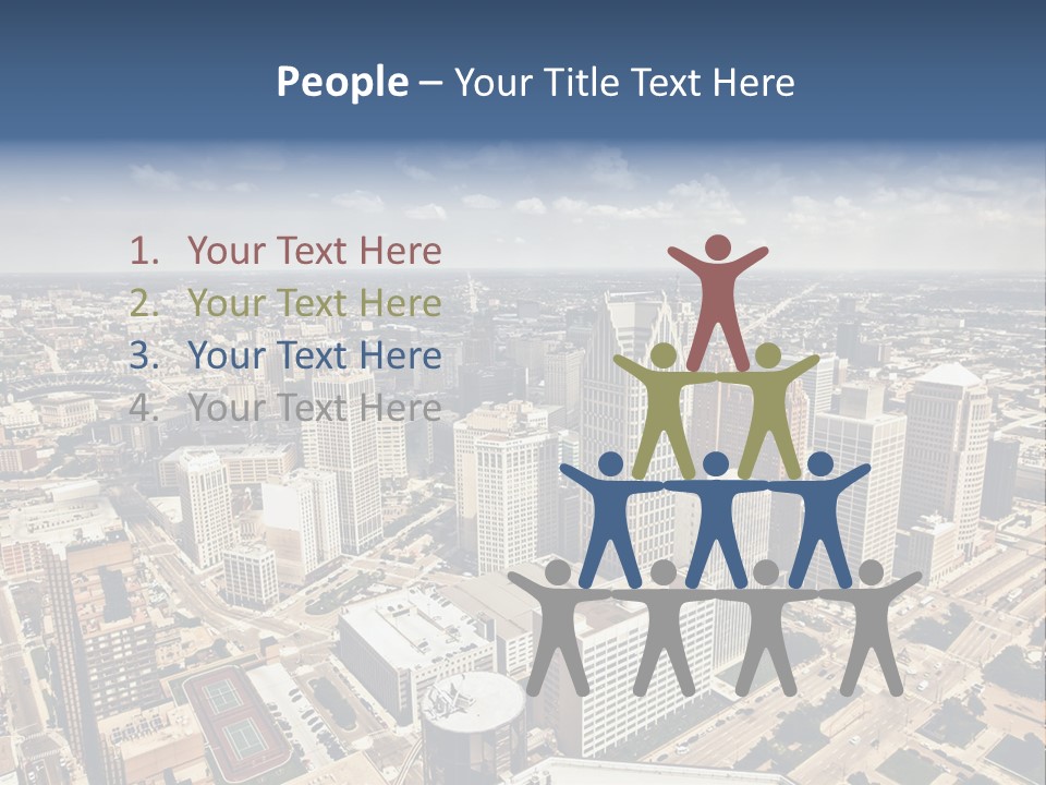 Day Scene Capital PowerPoint Template