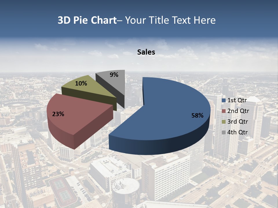 Day Scene Capital PowerPoint Template