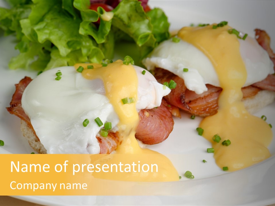 Bacon Crust Tasty PowerPoint Template