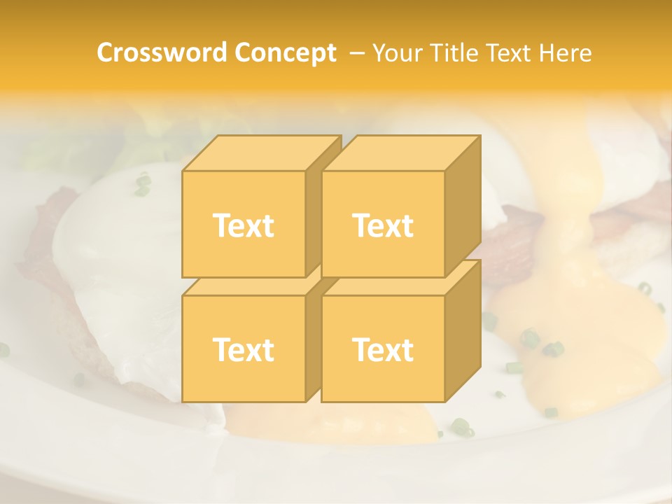 Bacon Crust Tasty PowerPoint Template