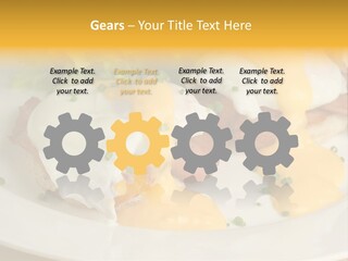 Bacon Crust Tasty PowerPoint Template