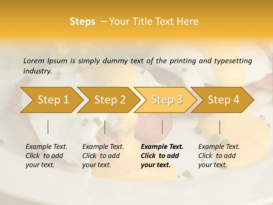 Bacon Crust Tasty PowerPoint Template