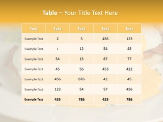 Bacon Crust Tasty PowerPoint Template