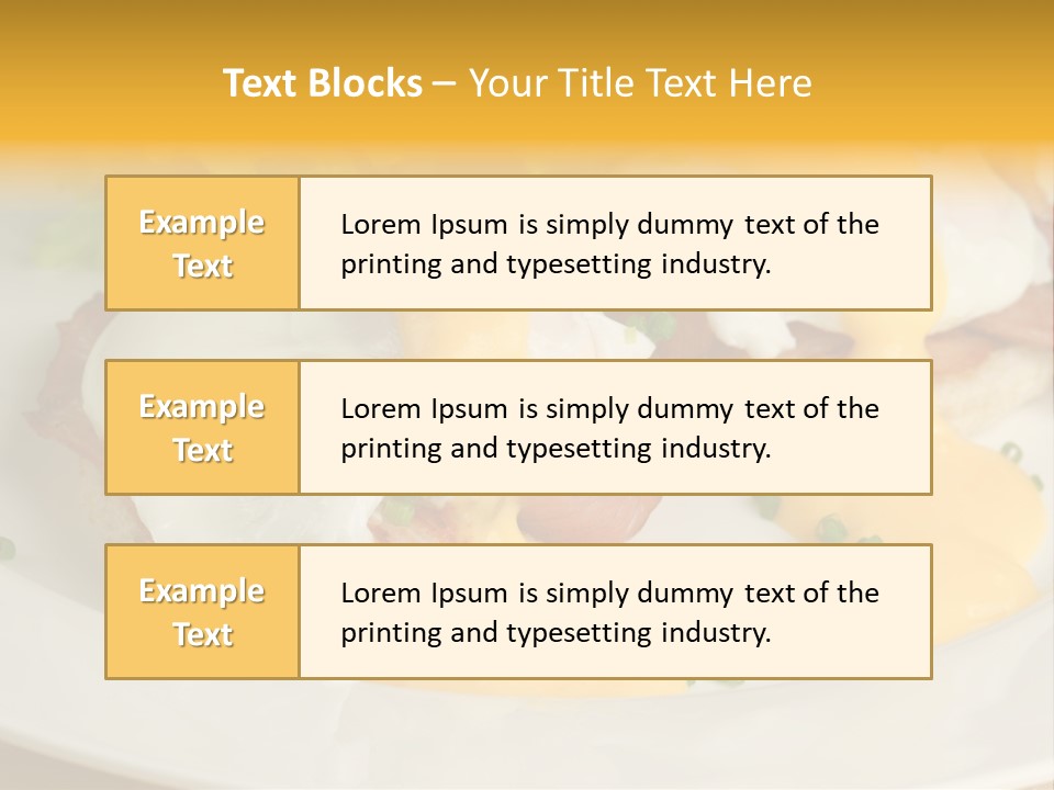 Bacon Crust Tasty PowerPoint Template