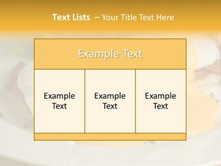 Bacon Crust Tasty PowerPoint Template