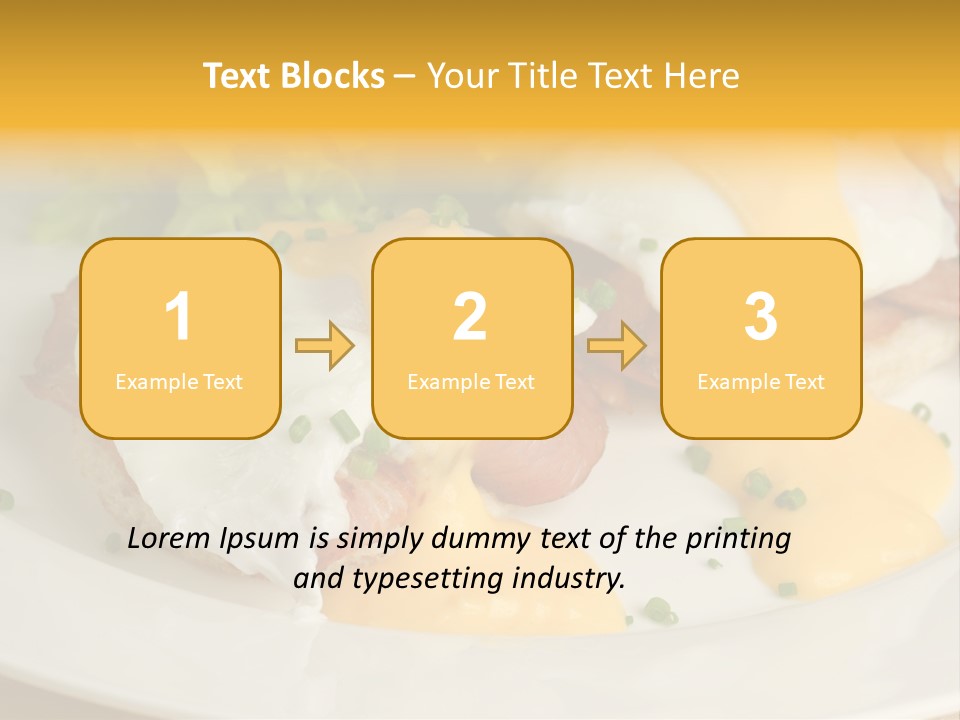 Bacon Crust Tasty PowerPoint Template