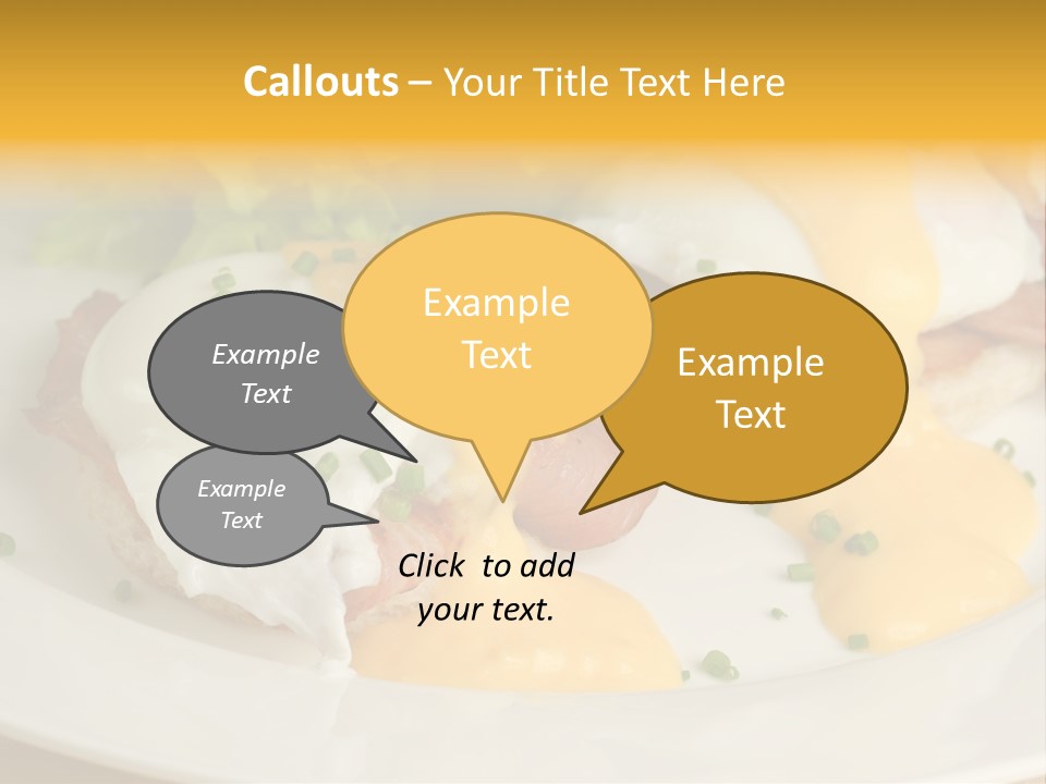 Bacon Crust Tasty PowerPoint Template