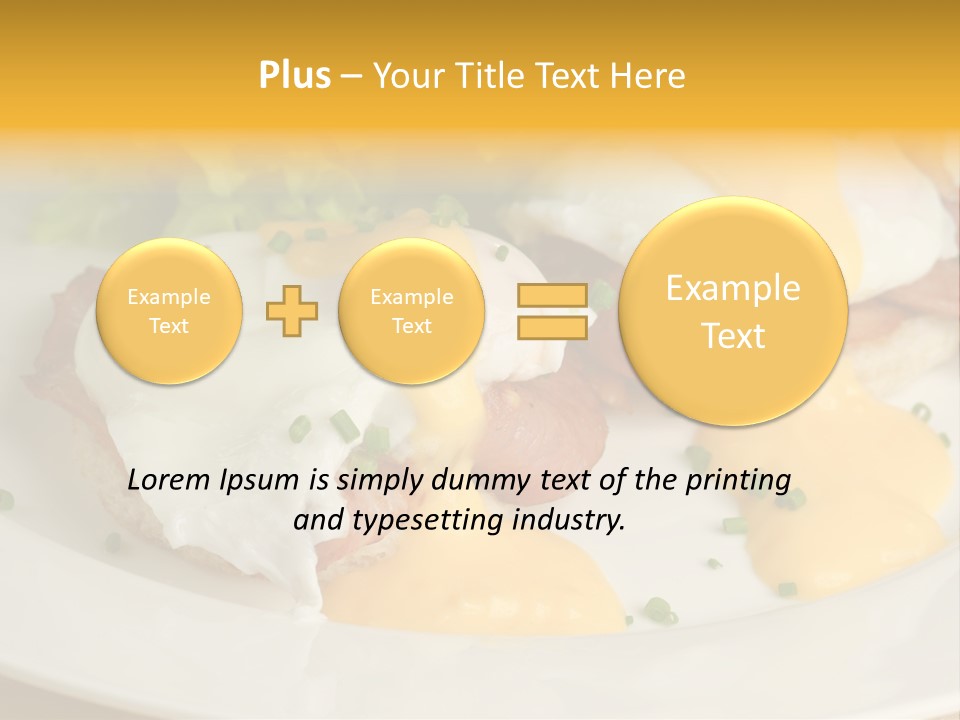 Bacon Crust Tasty PowerPoint Template