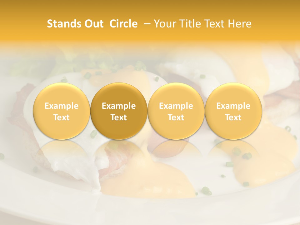 Bacon Crust Tasty PowerPoint Template