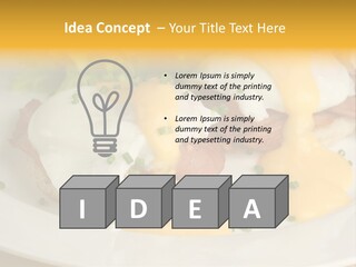 Bacon Crust Tasty PowerPoint Template