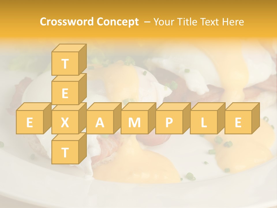 Bacon Crust Tasty PowerPoint Template