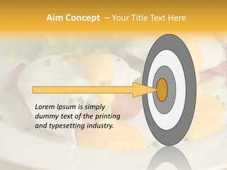 Bacon Crust Tasty PowerPoint Template