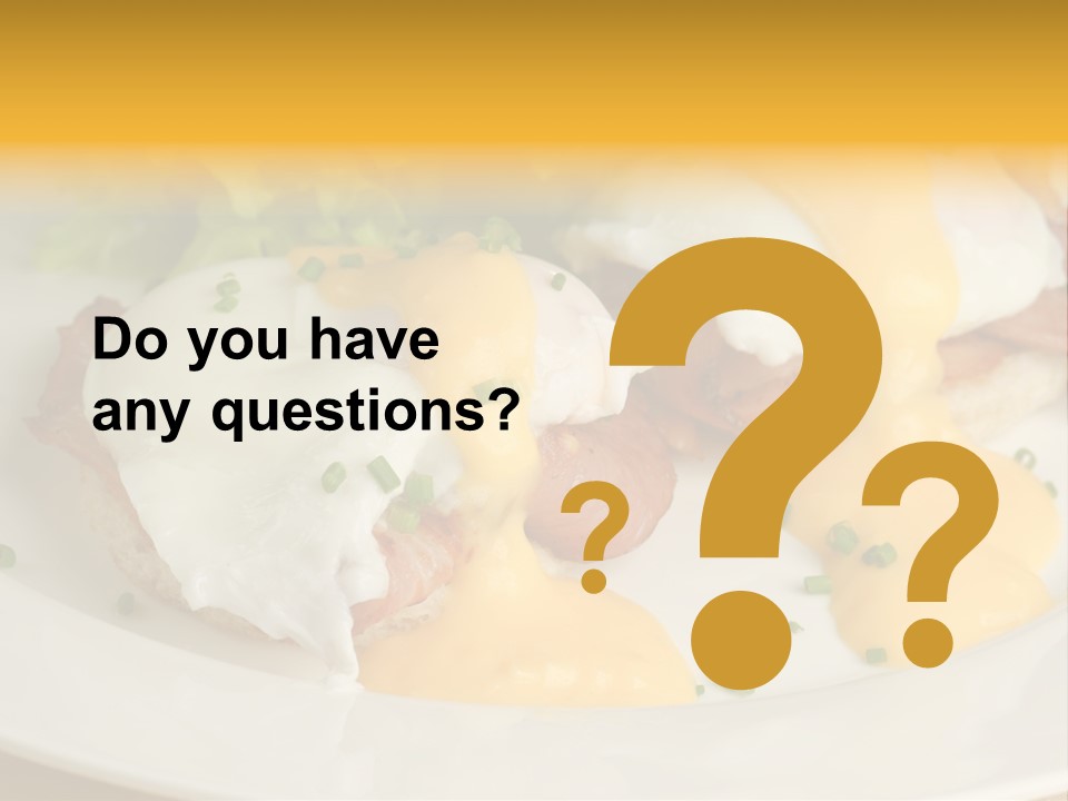 Bacon Crust Tasty PowerPoint Template