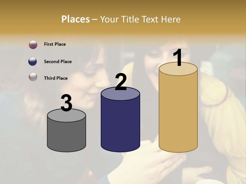 Head And Shoulders Youth Women PowerPoint Template