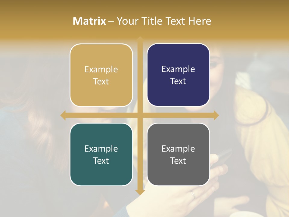 Head And Shoulders Youth Women PowerPoint Template