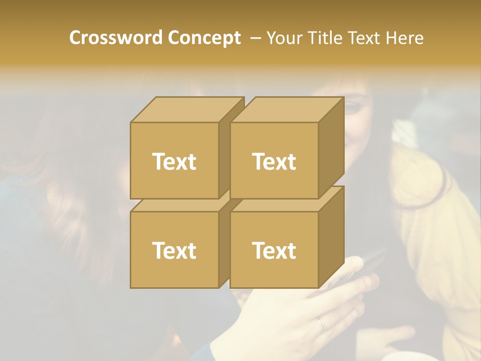 Head And Shoulders Youth Women PowerPoint Template