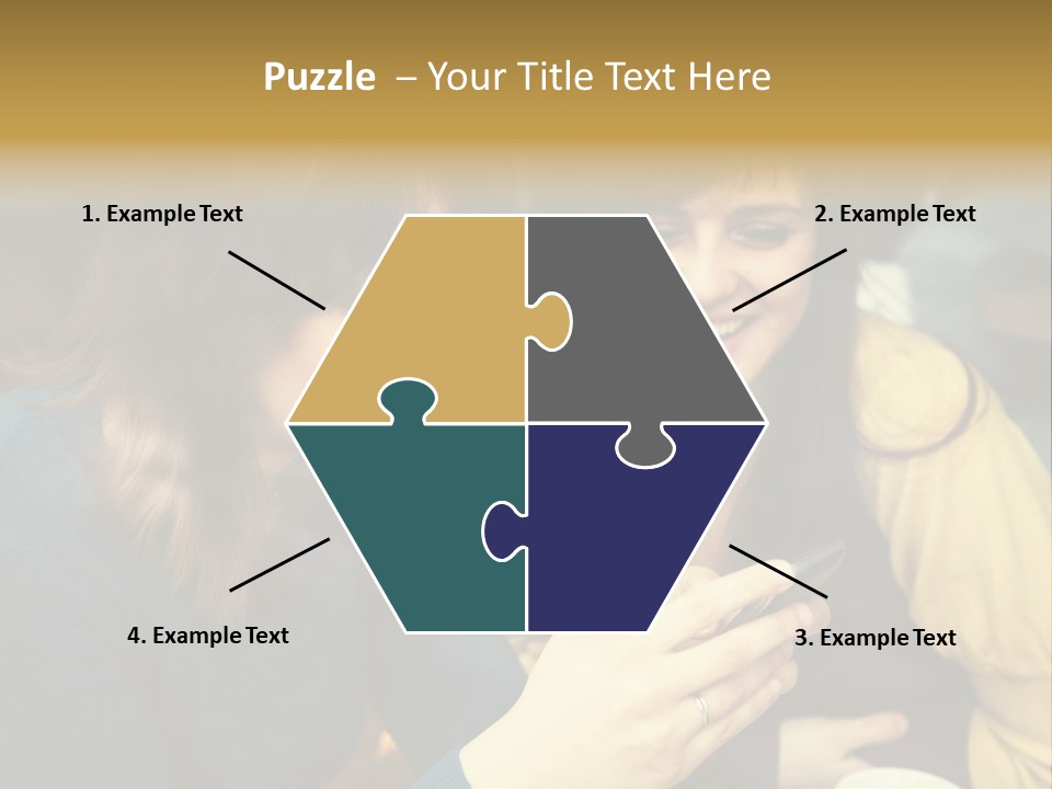 Head And Shoulders Youth Women PowerPoint Template