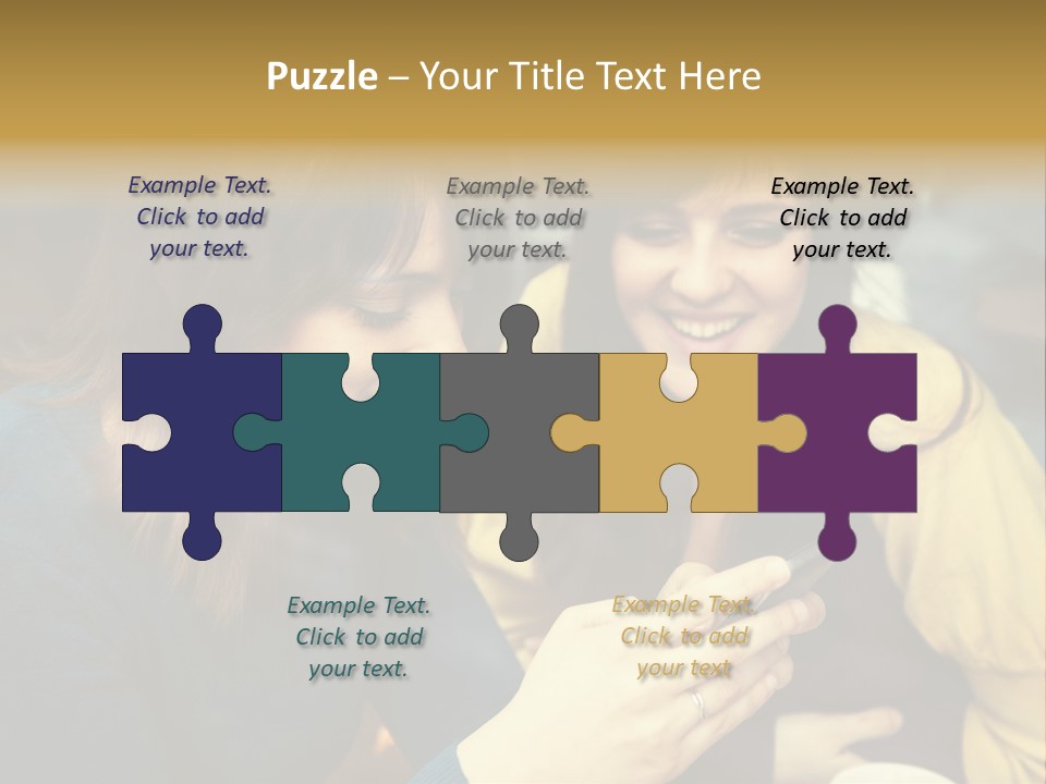 Head And Shoulders Youth Women PowerPoint Template