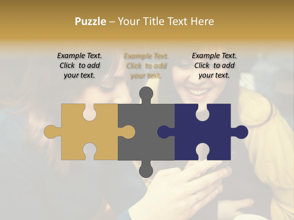 Head And Shoulders Youth Women PowerPoint Template