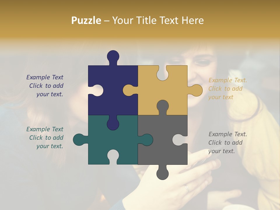 Head And Shoulders Youth Women PowerPoint Template