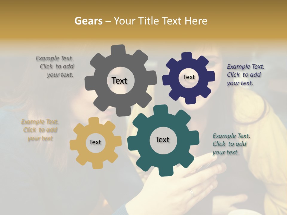 Head And Shoulders Youth Women PowerPoint Template