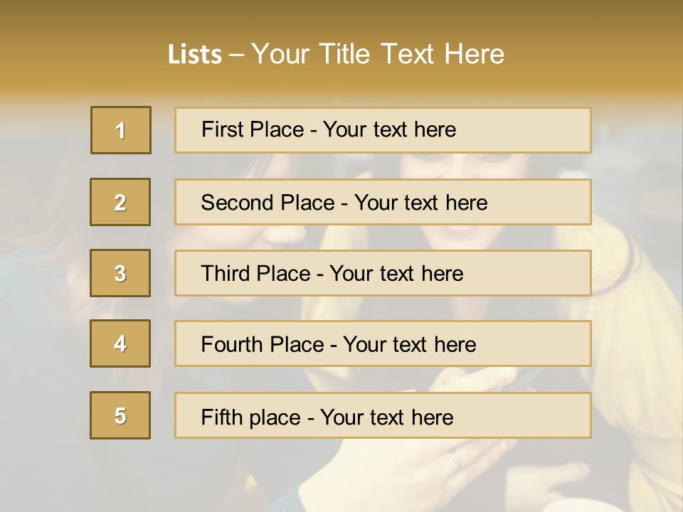 Head And Shoulders Youth Women PowerPoint Template