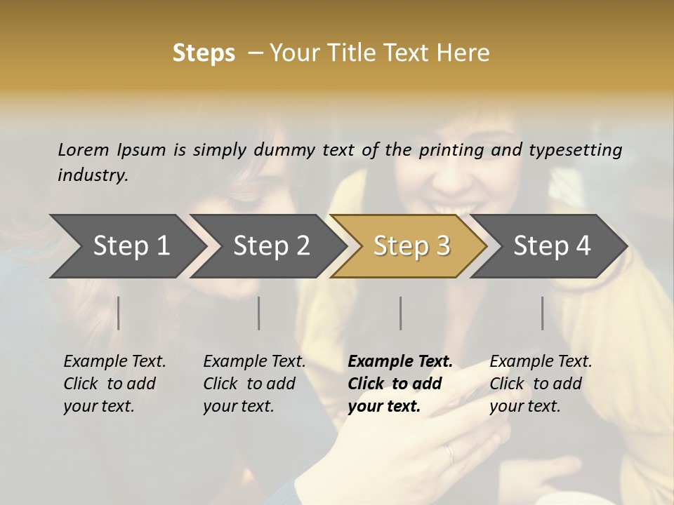 Head And Shoulders Youth Women PowerPoint Template