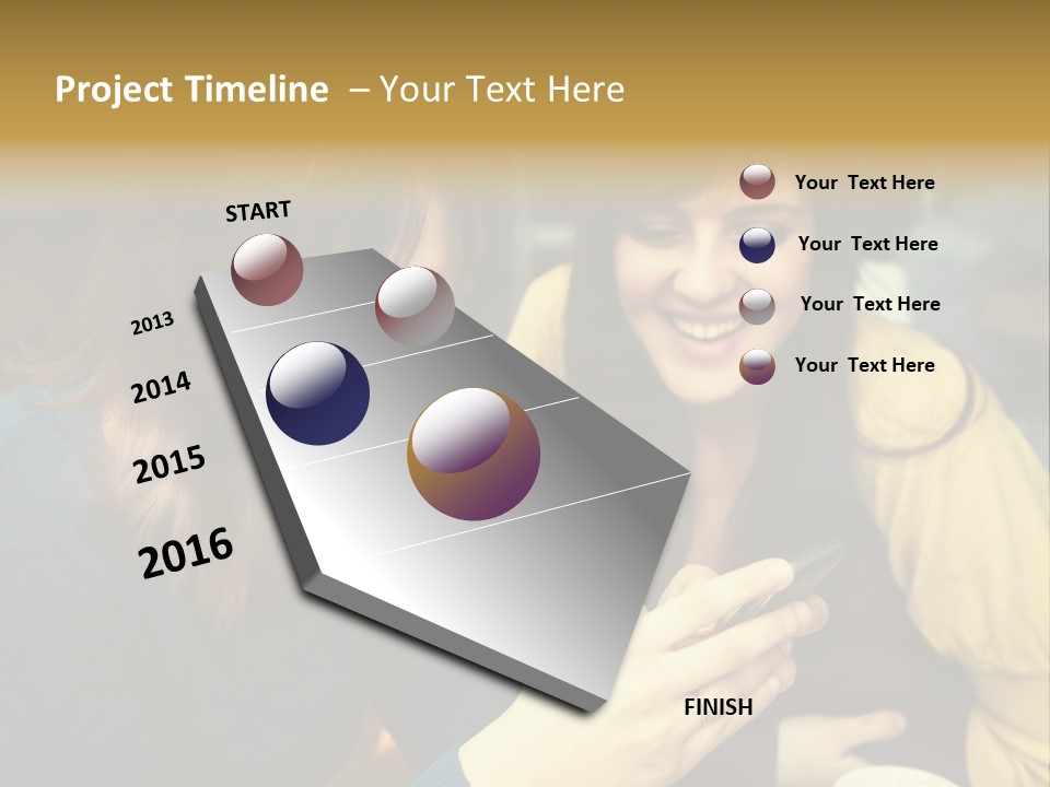 Head And Shoulders Youth Women PowerPoint Template