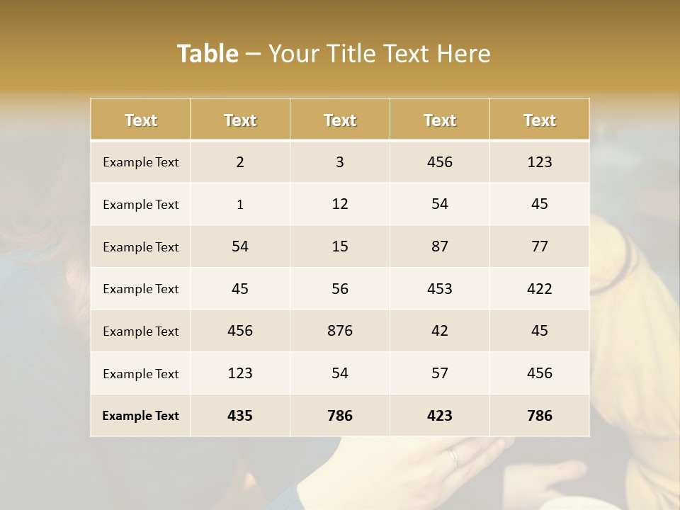 Head And Shoulders Youth Women PowerPoint Template