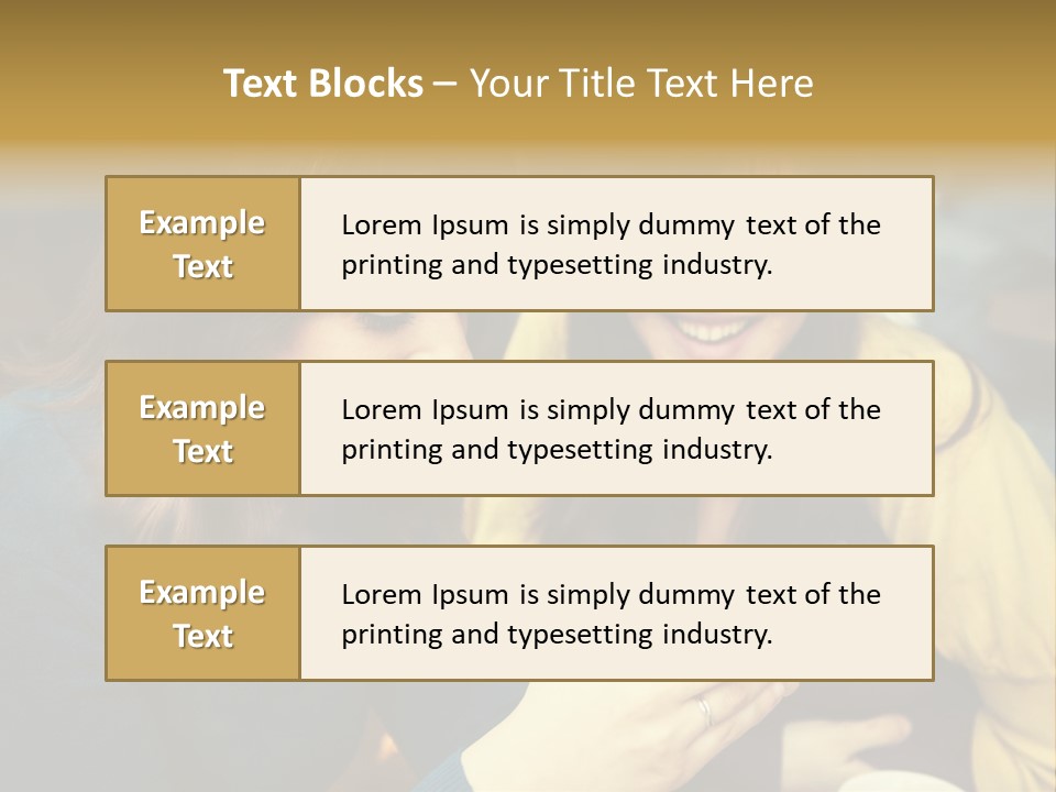 Head And Shoulders Youth Women PowerPoint Template