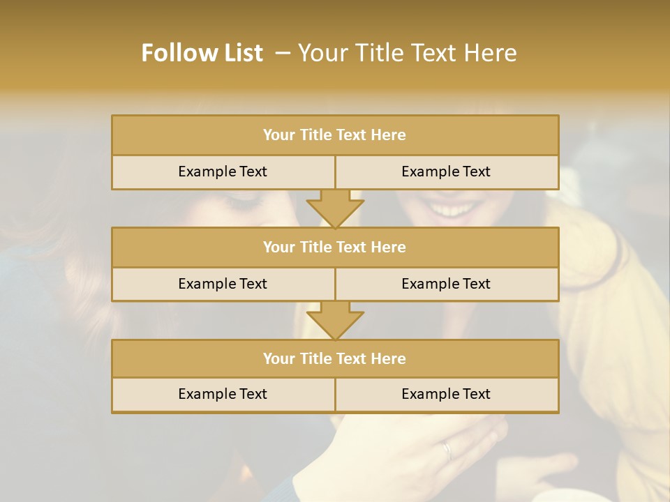 Head And Shoulders Youth Women PowerPoint Template