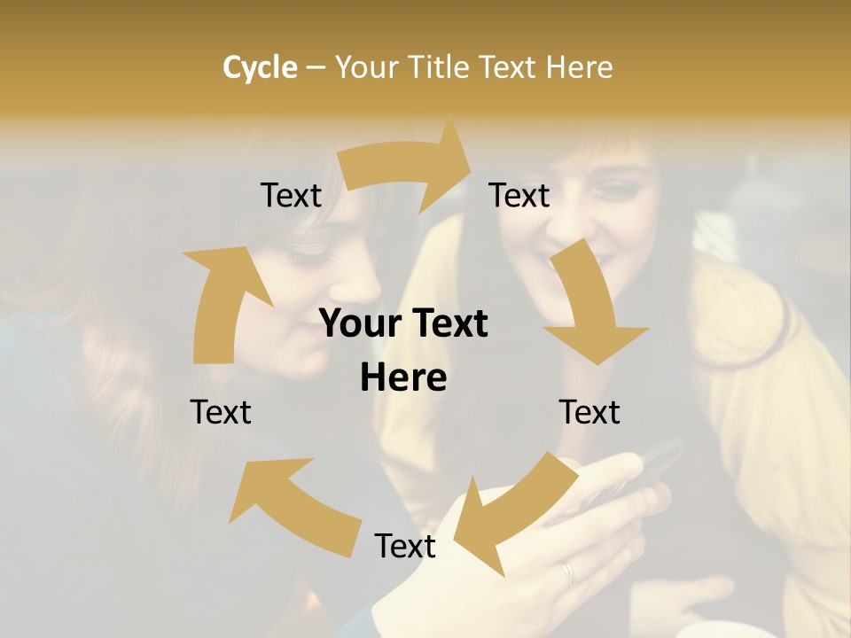 Head And Shoulders Youth Women PowerPoint Template