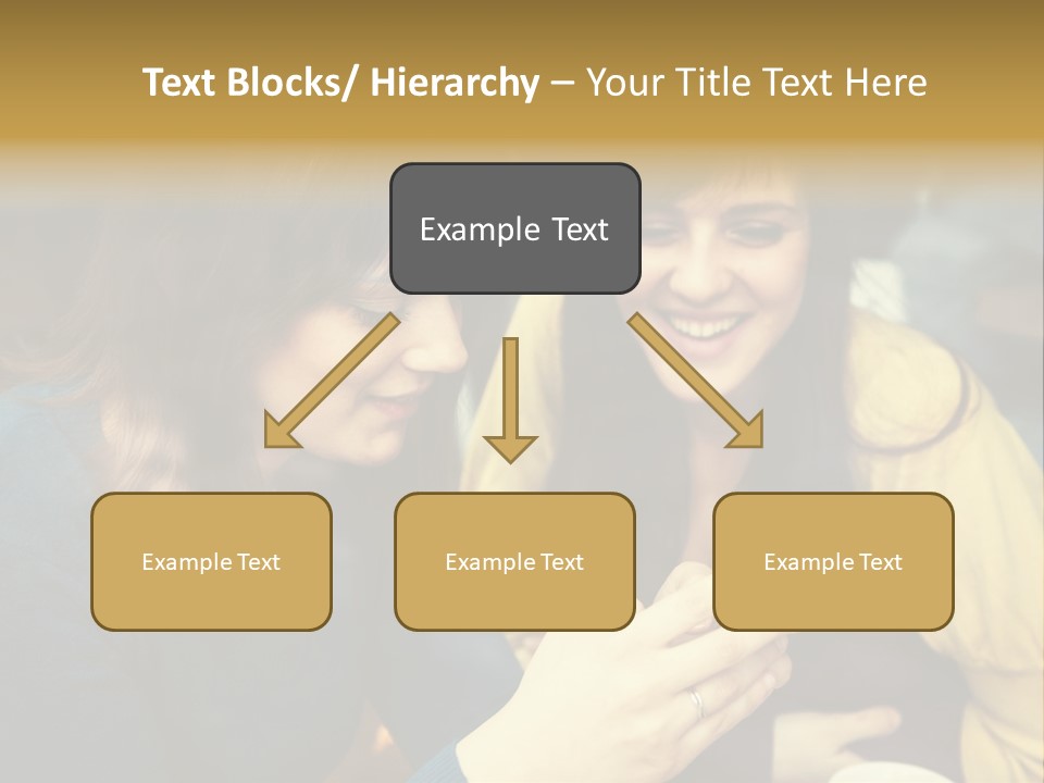 Head And Shoulders Youth Women PowerPoint Template