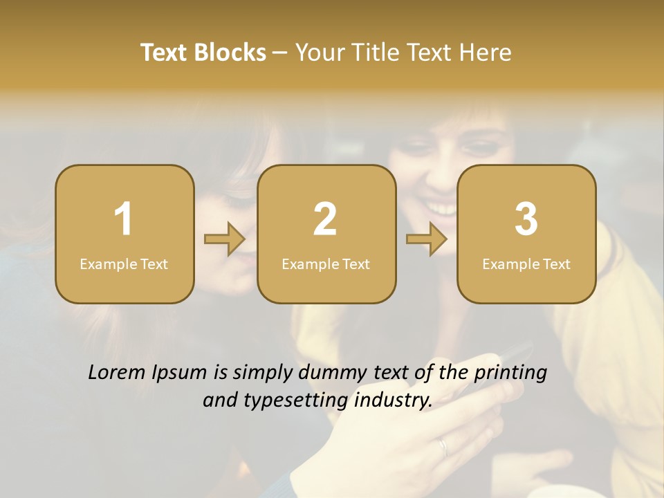 Head And Shoulders Youth Women PowerPoint Template