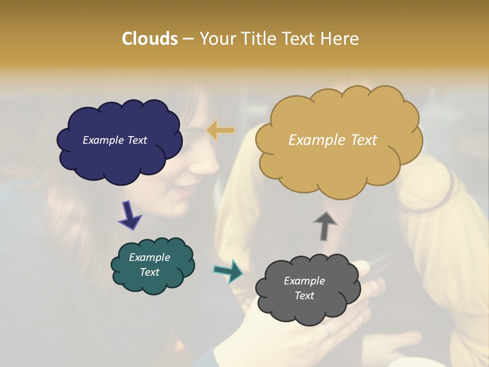 Head And Shoulders Youth Women PowerPoint Template