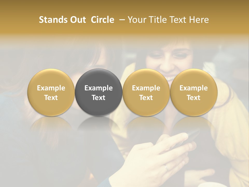 Head And Shoulders Youth Women PowerPoint Template