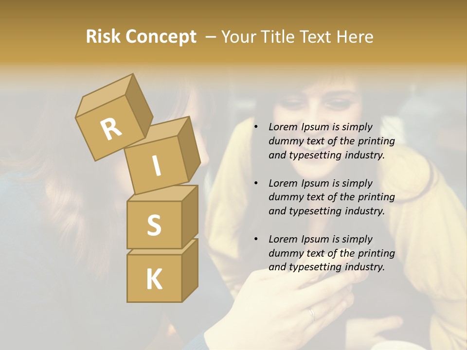 Head And Shoulders Youth Women PowerPoint Template