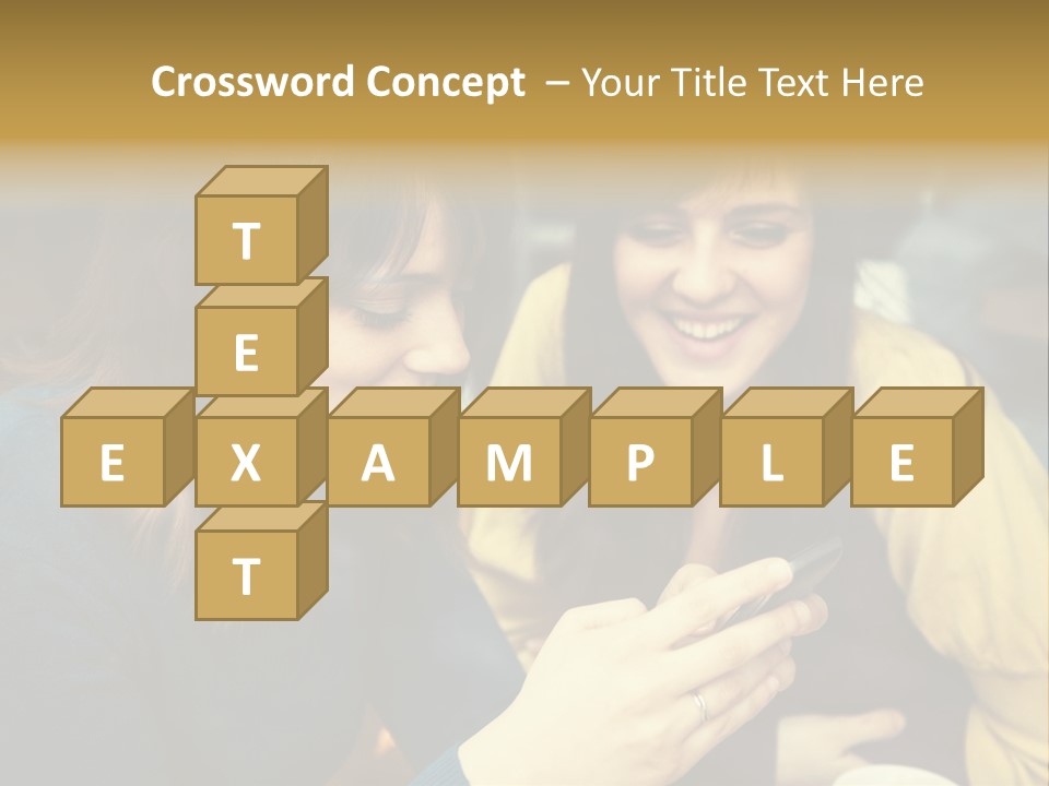 Head And Shoulders Youth Women PowerPoint Template