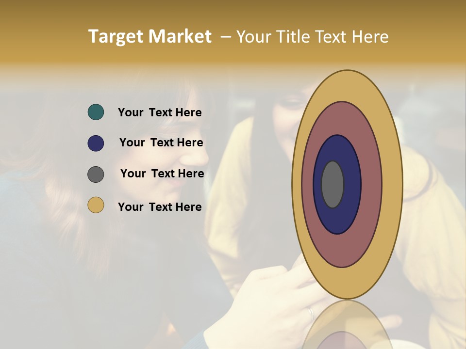 Head And Shoulders Youth Women PowerPoint Template