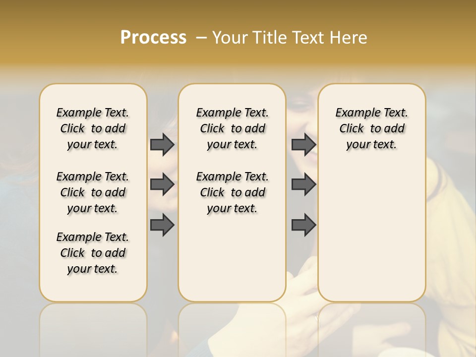 Head And Shoulders Youth Women PowerPoint Template