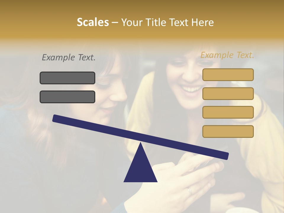 Head And Shoulders Youth Women PowerPoint Template