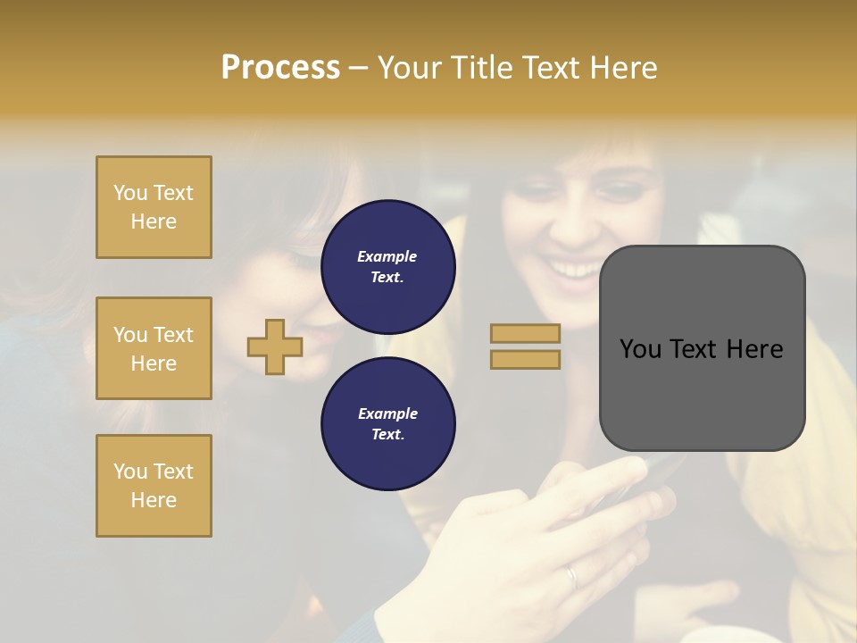 Head And Shoulders Youth Women PowerPoint Template