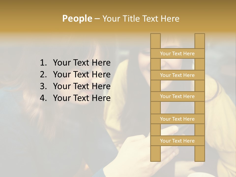 Head And Shoulders Youth Women PowerPoint Template