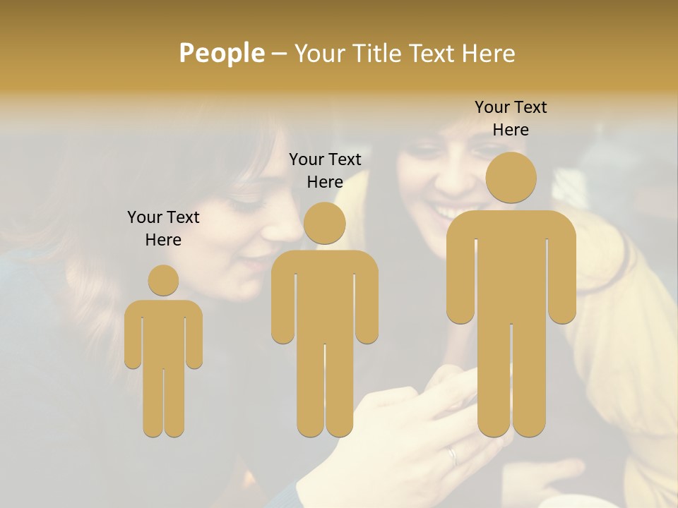 Head And Shoulders Youth Women PowerPoint Template