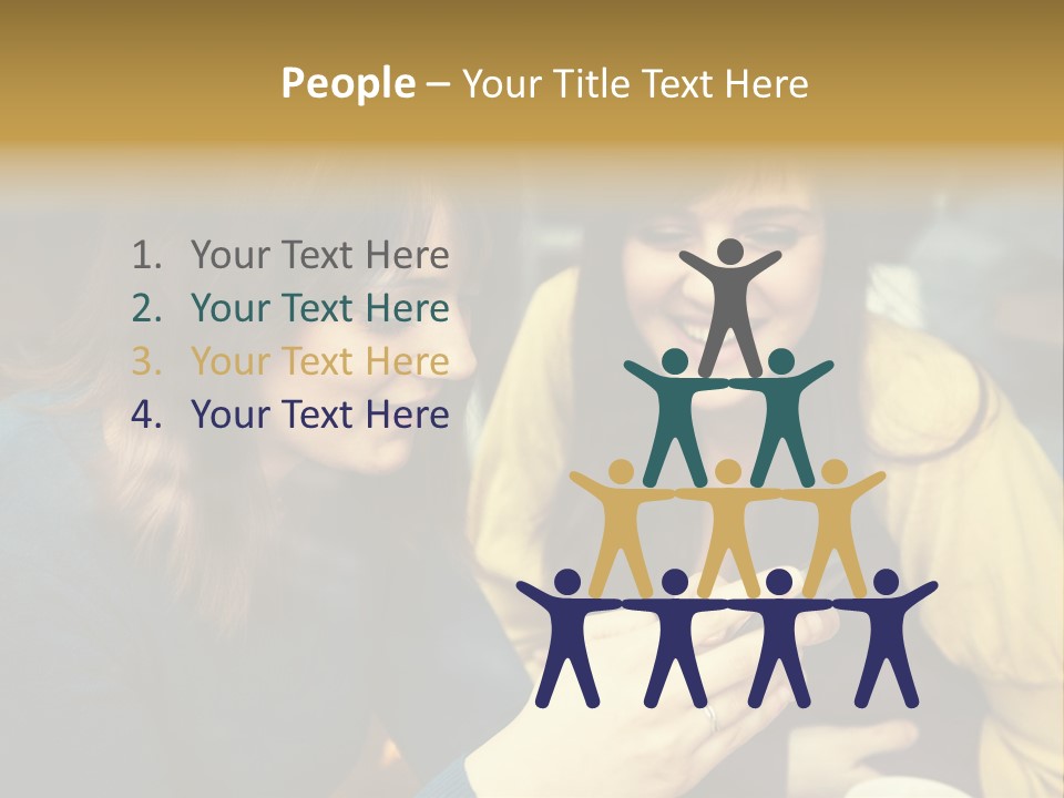 Head And Shoulders Youth Women PowerPoint Template