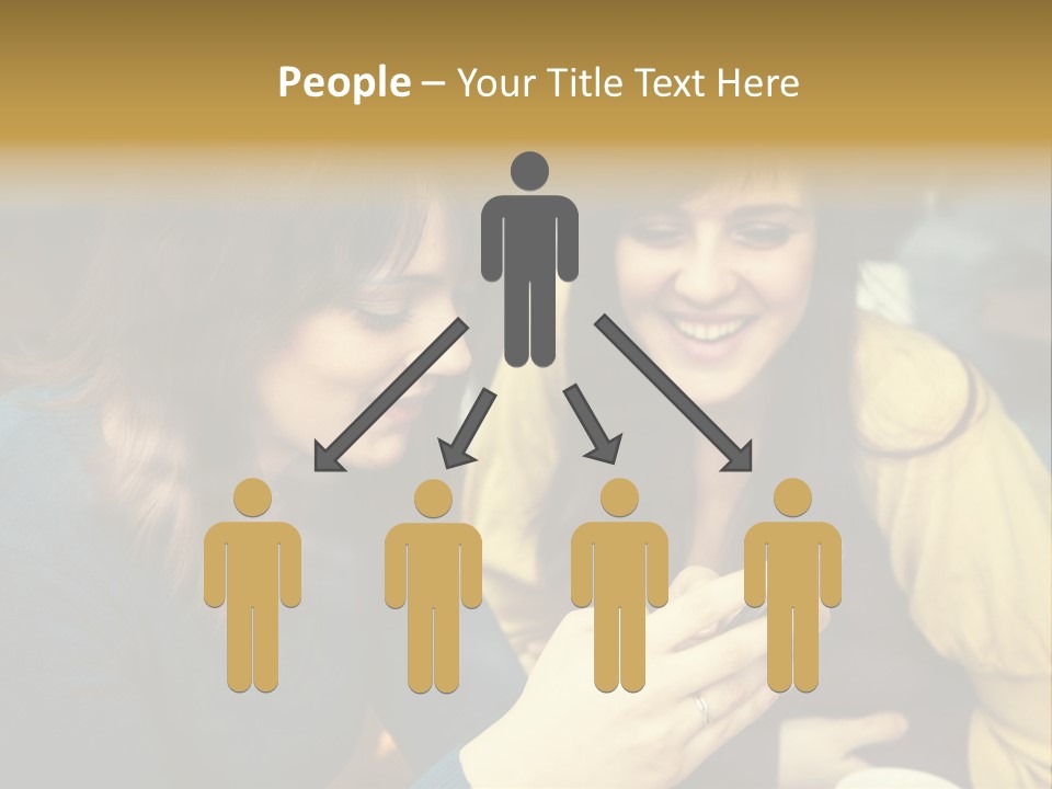 Head And Shoulders Youth Women PowerPoint Template